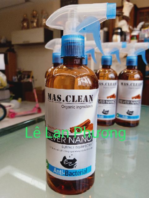 [SẴN] [mua3 tặng 1 nc rưar tay khô 100ml] Xịt diệt khuẩn,khử trùng,kháng khuẩn Nano bạc 635ml [ở HN cần gấp ib e]