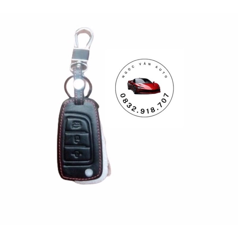Bao da móc chìa khóa accent 2018-2021, chìa cơ