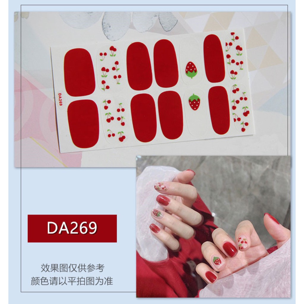 Bộ sticker dán móng tay trang trí 3D / DA260-DA280