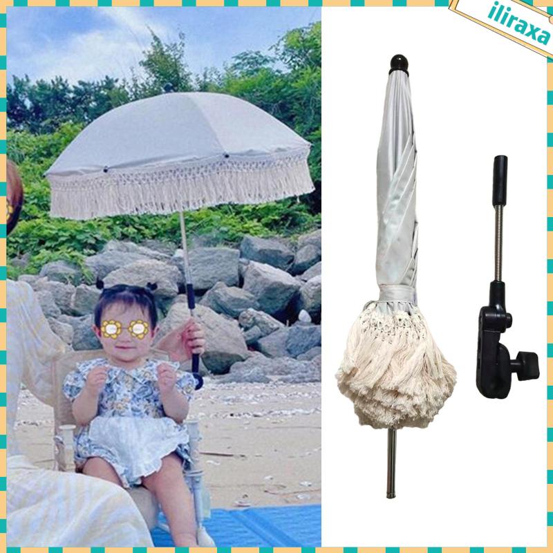 Dù Che Mưa Nắng Gắn Xe Đẩy Em Bé