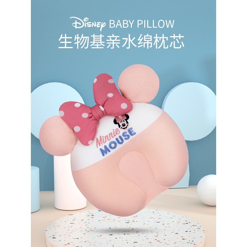 HOT NEWGối Cao Su Non Disney mickey Chống Bẹp Đầu ✔ Chống Móp Méo Đầu ✔ Chống Vẹo Cột Sống Cho Bé