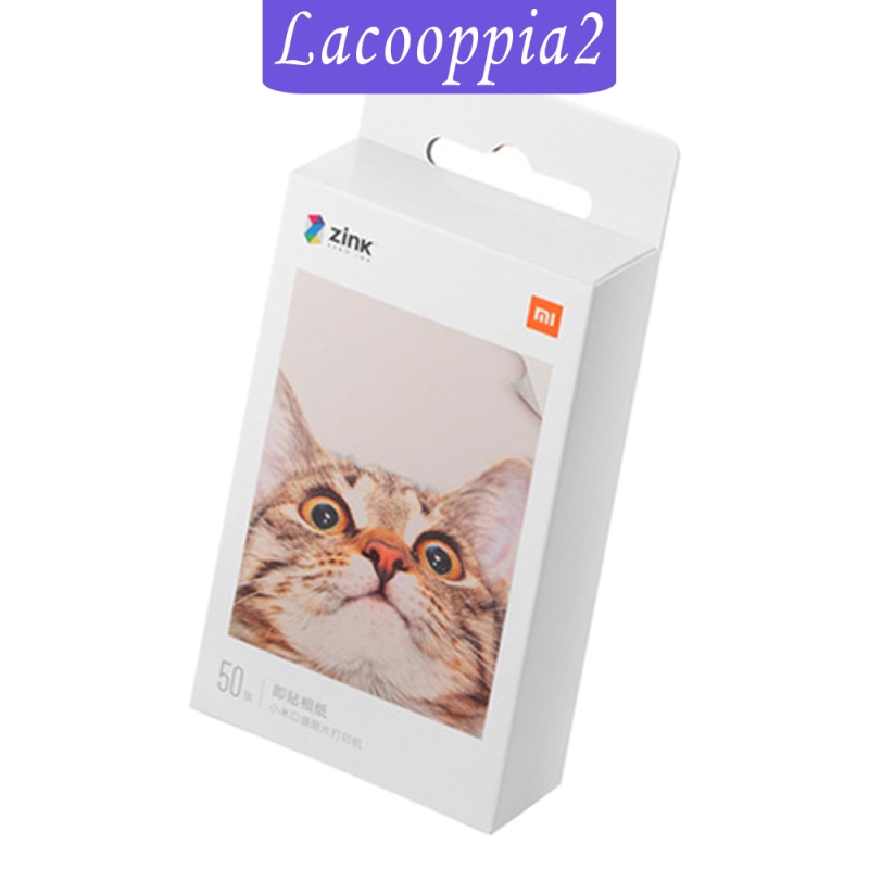 [LACOOPPIA2] Printer Photo Paper 2 x 3&quot; Glossy Inkjet 50 Sheets New for  Mi AR Printer