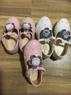 GIÀY BÚP BÊ ĐÍNH NƠ VÀ ĐÁ ( SZ 26-30)