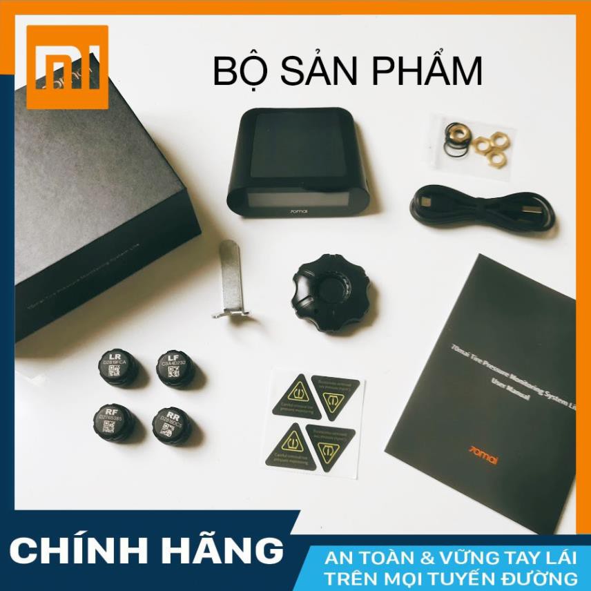 Cảm biến áp suất lốp Xiaomi 70MAI Van ngoài (bản quốc tế 2020) hàng chính hãng bảo hành 1 năm