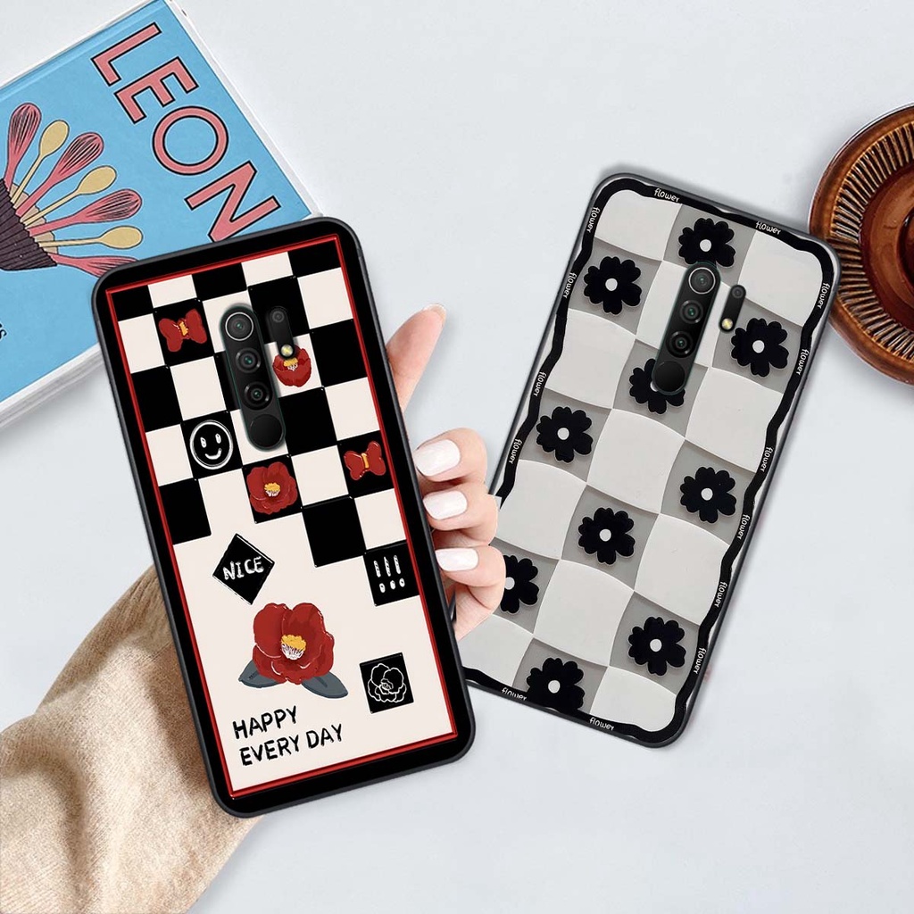 Ốp Xiaomi Redmi 9 in hình trái tim, caro kẹo ngọt đầy cá tính siêu đẹp siêu chất