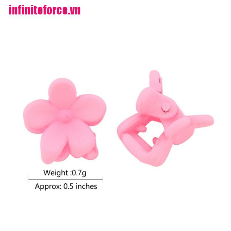 Bộ 50 Kẹp Tóc Nhựa Hình Bông Hoa
