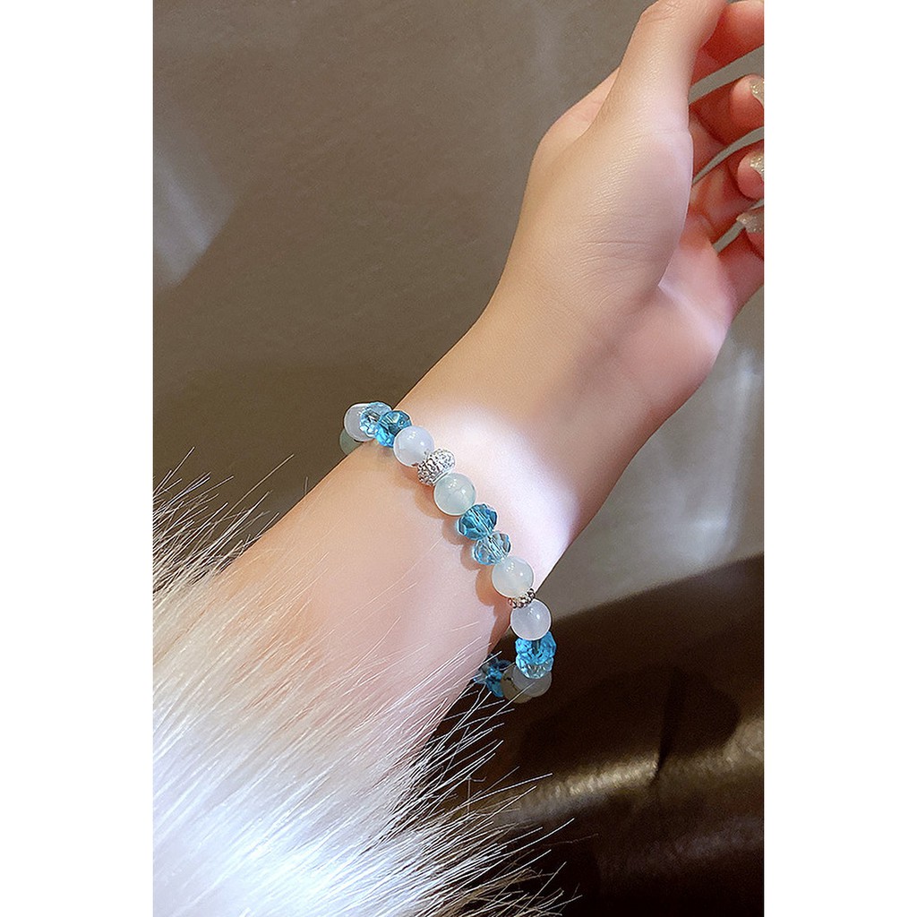 Vòng Tay Hai Lớp Đính Đá Pha Lê Tự Nhiên Thời Trang Phong Cách Dân Tộc | BigBuy360 - bigbuy360.vn