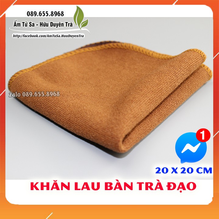 khăn lau ẤM TỬ SA - đạo cụ trà đạo cùng ấm tử sa nghi hưng cao cấp - pha trà, trà đạo - trà ô long, thái nguyên