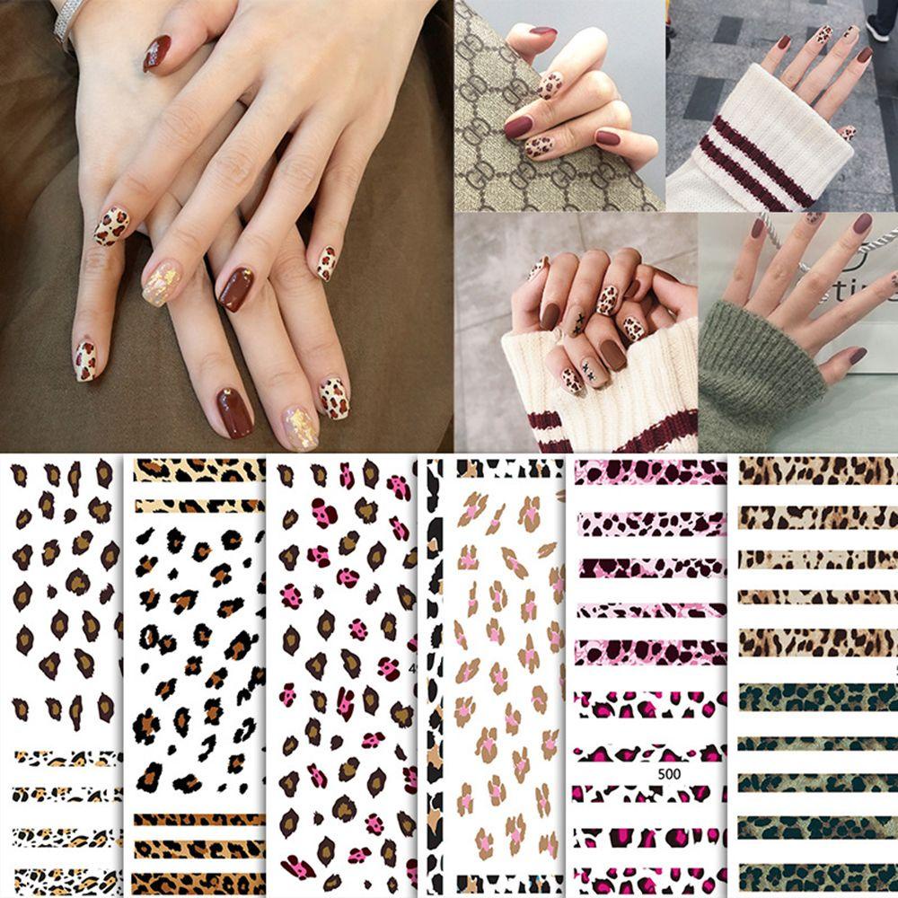 Hình Dán Móng Tay Thủ Công Màu Nước Xinh Xắn