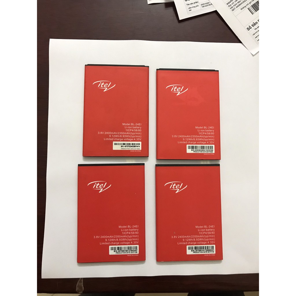 Pin BL-24EI/S11 plus/A13/1508 plus/S31 itel Mới