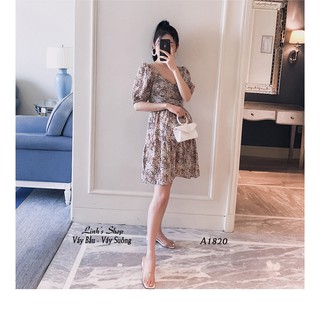 Váy Bầu Đầm Bầu Hoa Nhí A1820