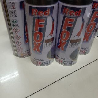 Sơn đen mờ RED FOX thái lan