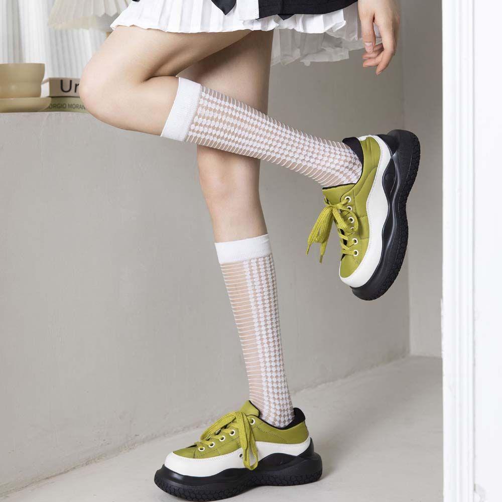 SOMEDAYZL Vớ Dài Họa Tiết Sọc / Chấm Bi / Chấm Bi Phong Cách Lolita Gợi Cảm Cho Nữ