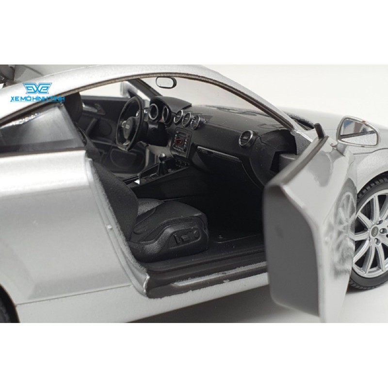 Xe Mô Hình Audi Tt Coupe 1:24 Welly (Bạc) Mã 22478S