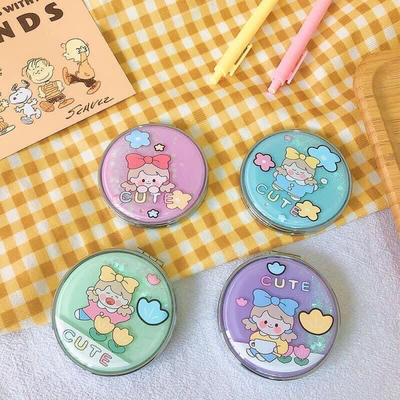 Gương nhũ hình 2 mặt