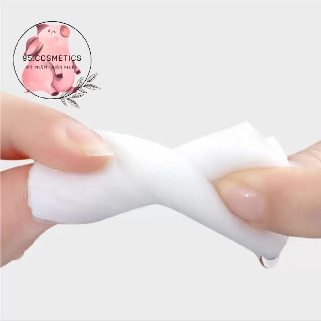 Bông Tẩy Trang Ipek 150 Miếng, Mềm Mịn Chính Hãng, Cotton, Dập Viền, Nhiều Lớp.