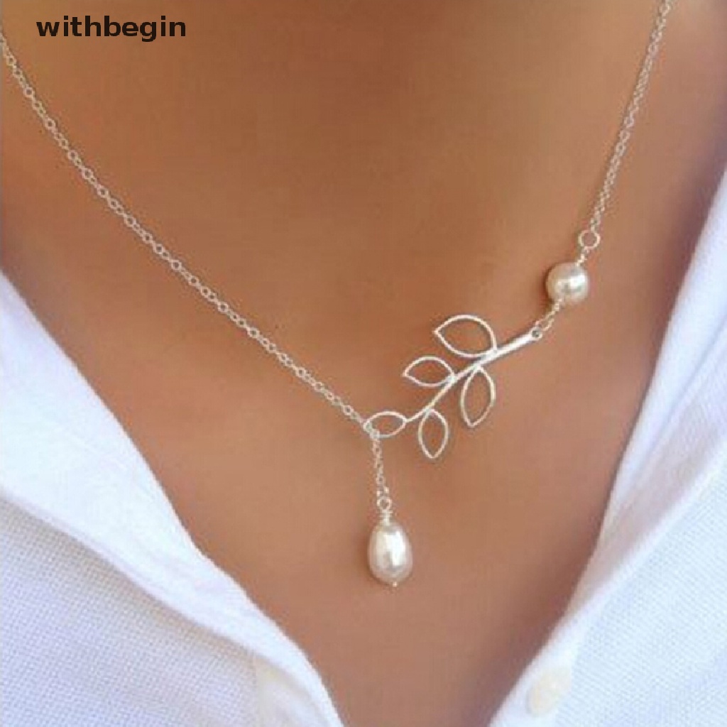 Vòng cổ Đính Ngọc Trai Nhân Tạo Thời Trang Dành Cho Nữ