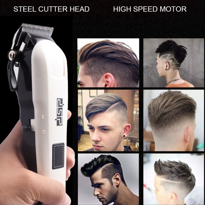 Tông đơ cắt tóc không dây chuyên nghiệp thương hiệu DSP 90057 - Hàng Nhập Khẩu Bảo Hành 12 Tháng