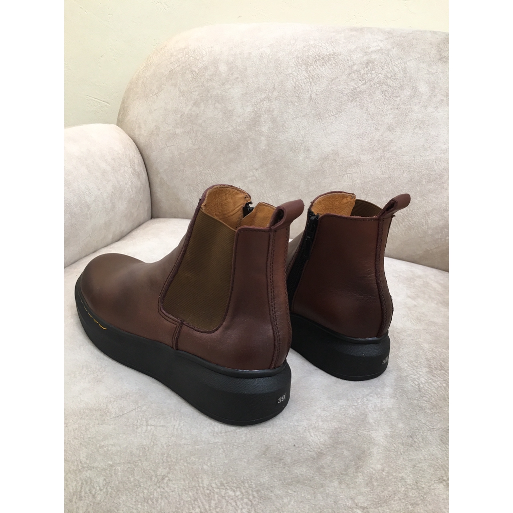 [Mã SKAMLTSM9 giảm 10% đơn 99K] Giày Chelsea Boots da thật Shamong vintage made in Vietnam bảo hành 1 năm mã CS01