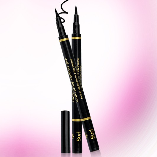 Bút kẻ mắt nét siêu mảnh không trôi Suri Waterproof Eyeliner Pen Hàn Quốc - Hàng chính hãng