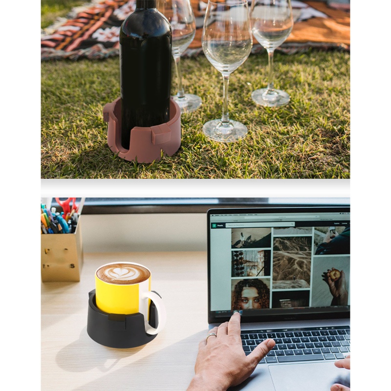 Giá Đỡ Cốc Nước Chống Trượt Phù Hợp Cho Nhà Ở / Văn Phòng / Ngoài Trời