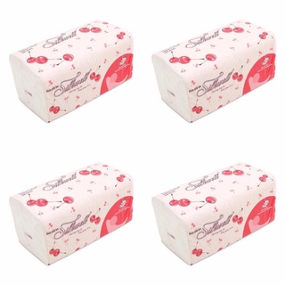 Combo 8 gói giấy rút lụa Silkwell 2 lớp cao cấp