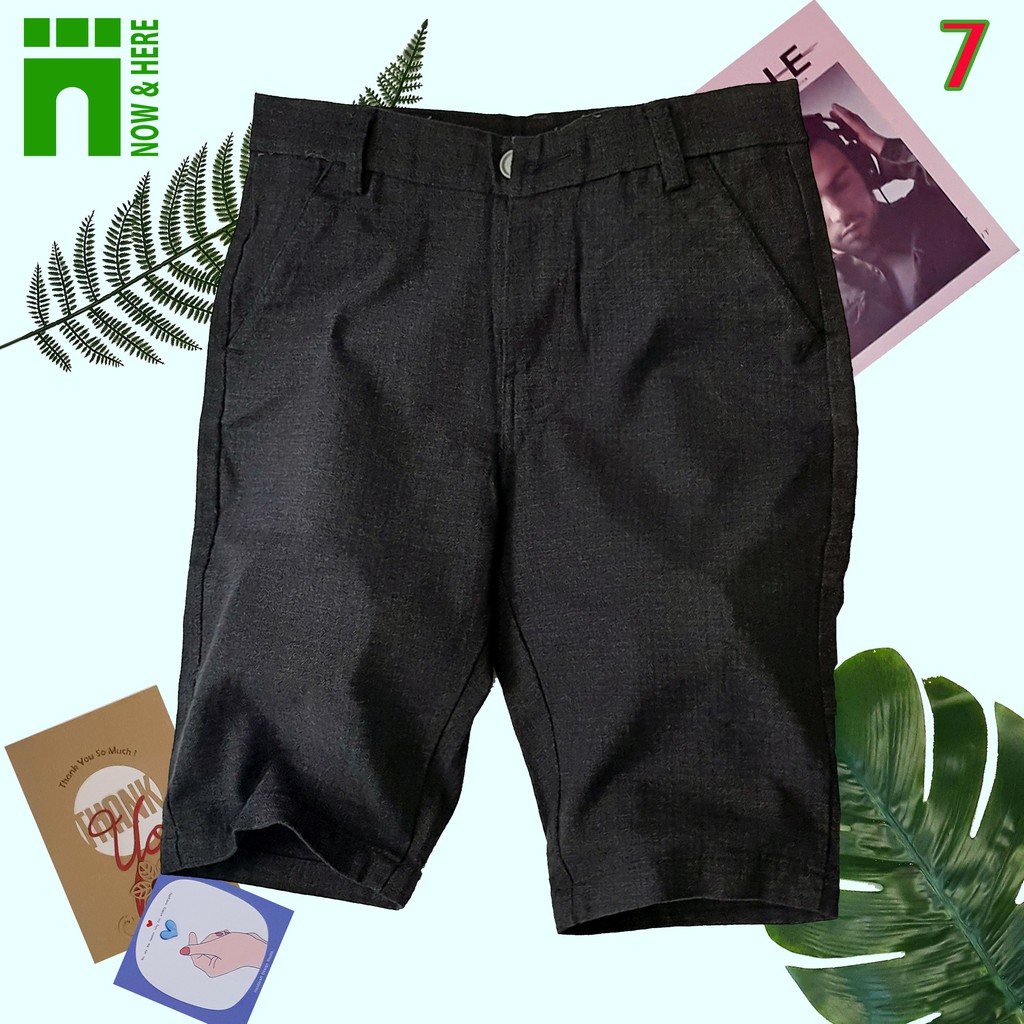 [ĐẸP LẠ] Quần short nam (Nhiều màu)-Chất liệu cotton như vải quần tây