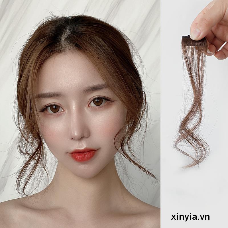 Tóc Giả Tự Nhiên Bangs Có Mái Che Mặt
