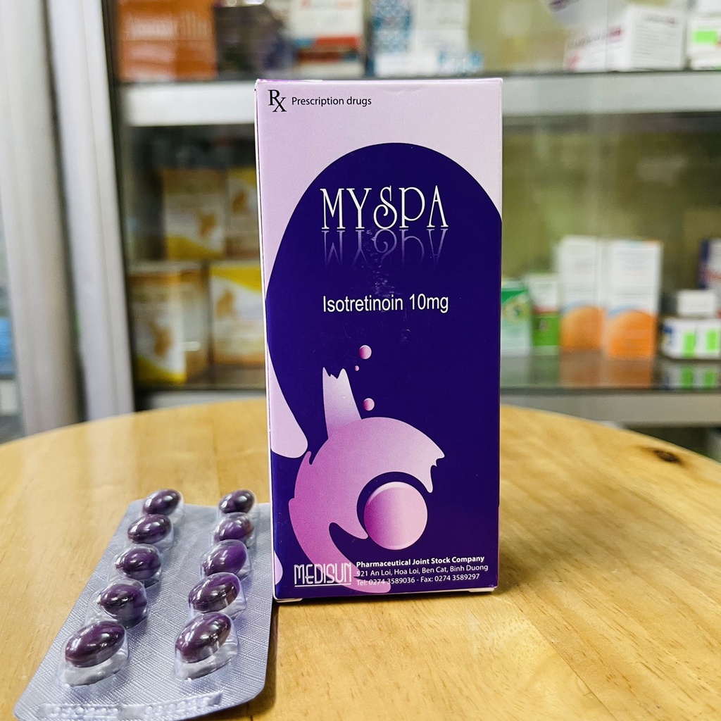 Viên ngừa mụn MY SPA - hộp 30 viên