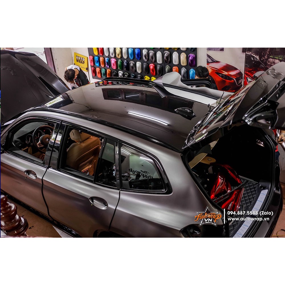 Tem họa tiết xe i10 Red Black Sport - Tem họa tiết ô tô Hyundai, tem dán sườn xe thể thao