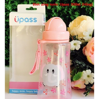 Bình uống nước có ống hút Upass