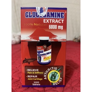 Viên uống hỗ trợ xương khớp glucosamine extract 6800mg Mỹ hộp 100 viên