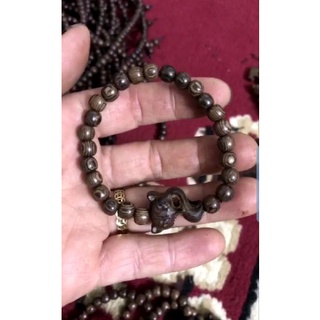 Vòng gỗ mun đuôi công mix hồ ly