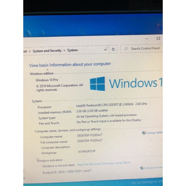máy đồng bộ HP H61-g2030 -SSD+HDD