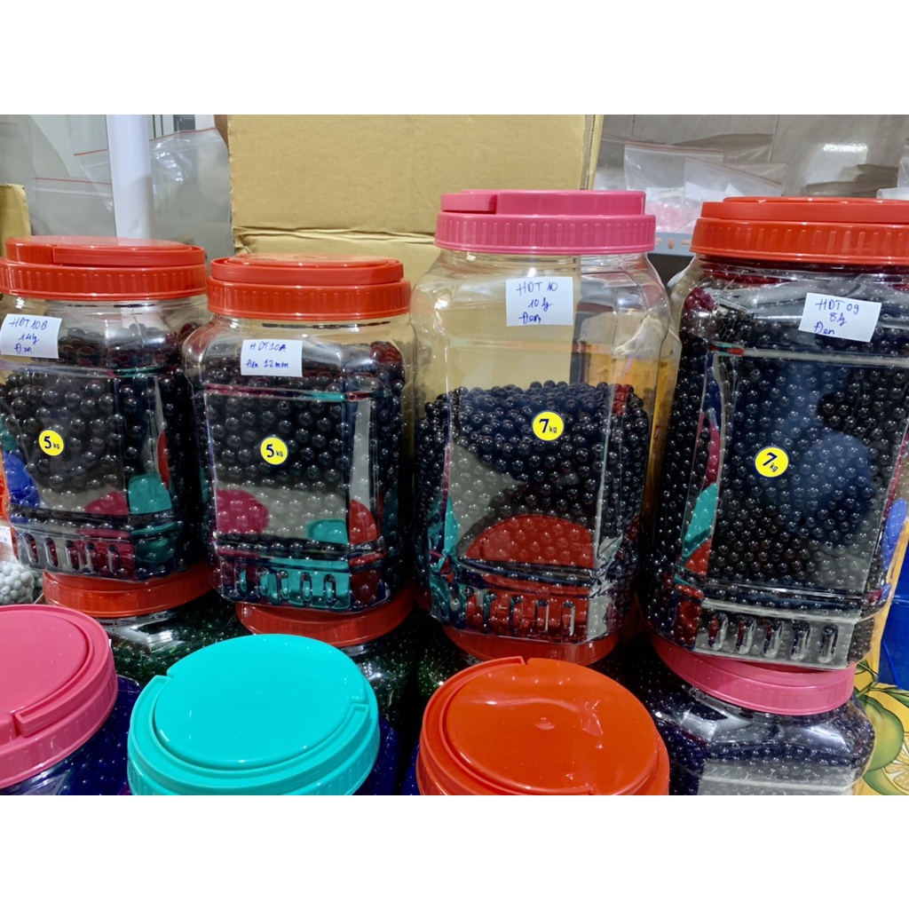 Hạt Pha Lê Thủy Tinh KATEDA SHOP Làm Rèm Cửa Vòng Tay Trang Sức, Nhiều Màu Sắc 1 Bịch 500g