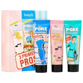 [ Tách Set Minisize 7.5ml ] Set 3 Kem lót Benefit - 3 Primer Pros