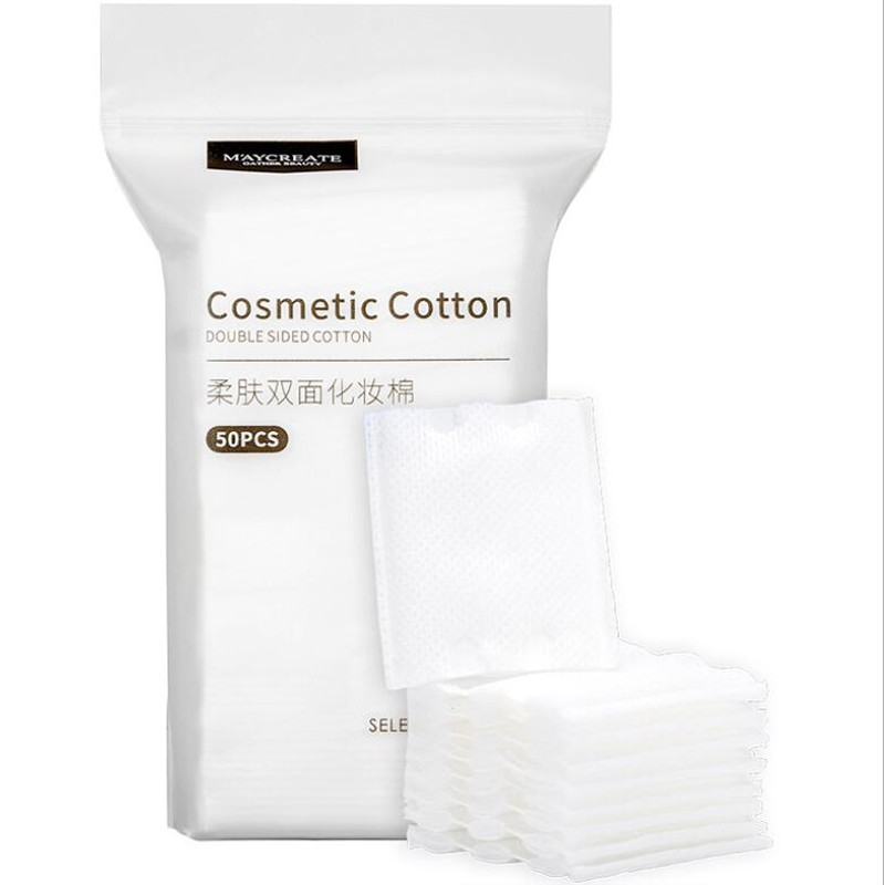 Set 50 Miếng Bông Tẩy Trang Chất Liệu Cotton