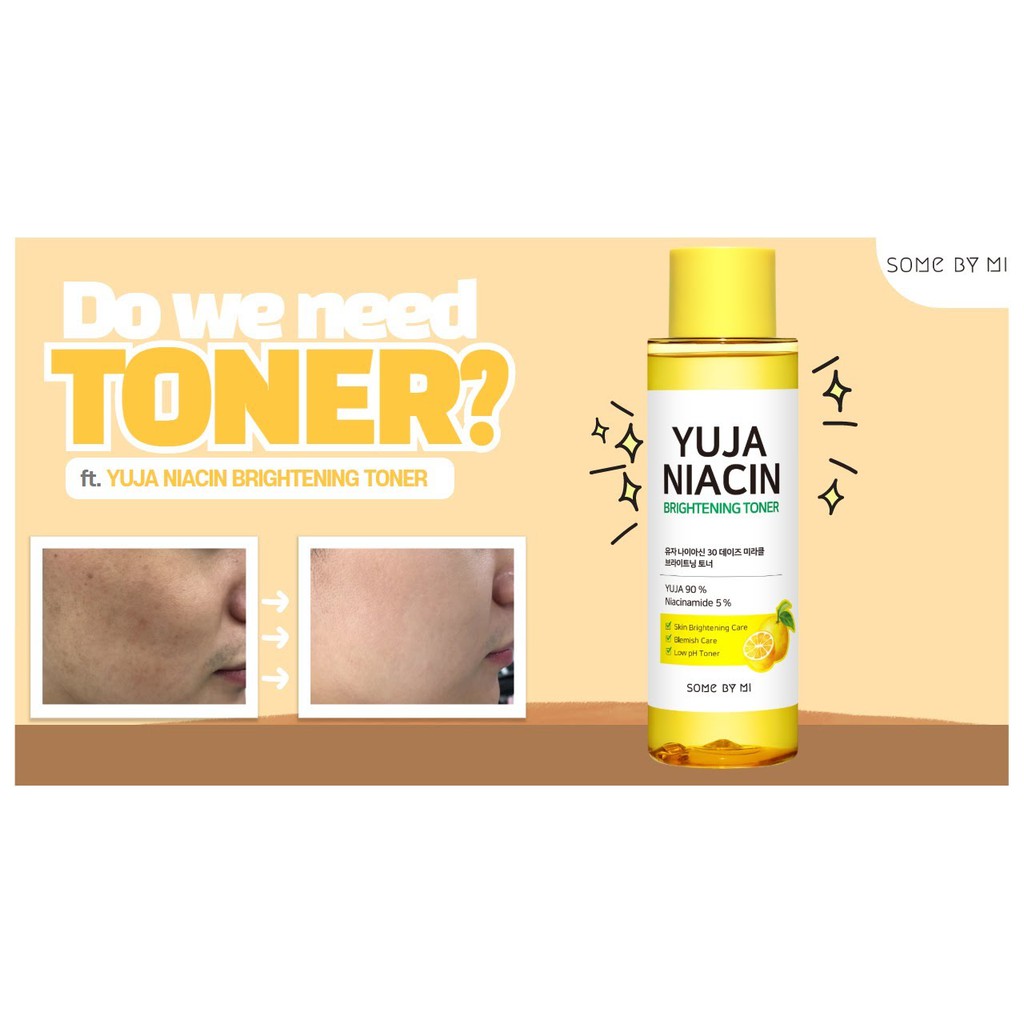 Some By Mi Toner Dưỡng Ẩm Sáng Da Ngăn Ngừa Lão Hóa Yuja Niacin Brightening Toner 150ml - 1989Store Phân Phối Chính Hãng