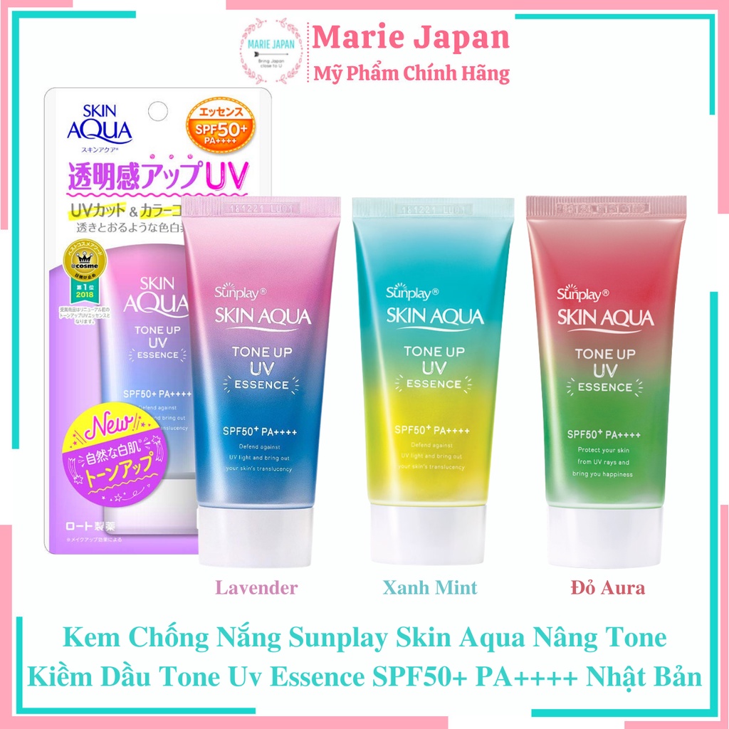 Kem chống nắng Sunplay Skin Aqua Tone Uv Essence SPF50+ PA++++ 80g Nhật Bản