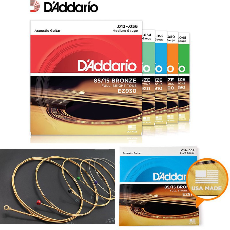 Dây đàn Guitar Acoustic Almusic Shop EZ890 / 920 Daddario thời trang
