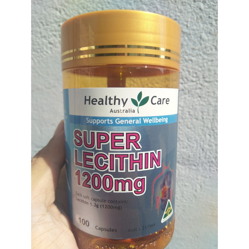 ❣️ [CHÍNH HÃNG 100%] Mầm Đậu Nành Healthy Care Super Lecithin 1200mg Lọ 100 Viên Của Úc 💯