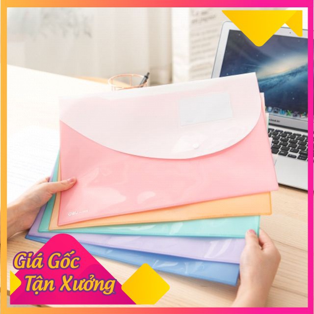 [THANH LÝ] TÚI ĐỰNG HỒ SƠ HỒNG HÀ CLEAR BAG KHỔ A4
