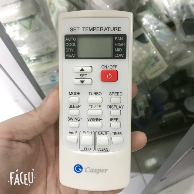 Điều khiển điều Hoà Casper dùng cả 1 chiều Và 2 chiều