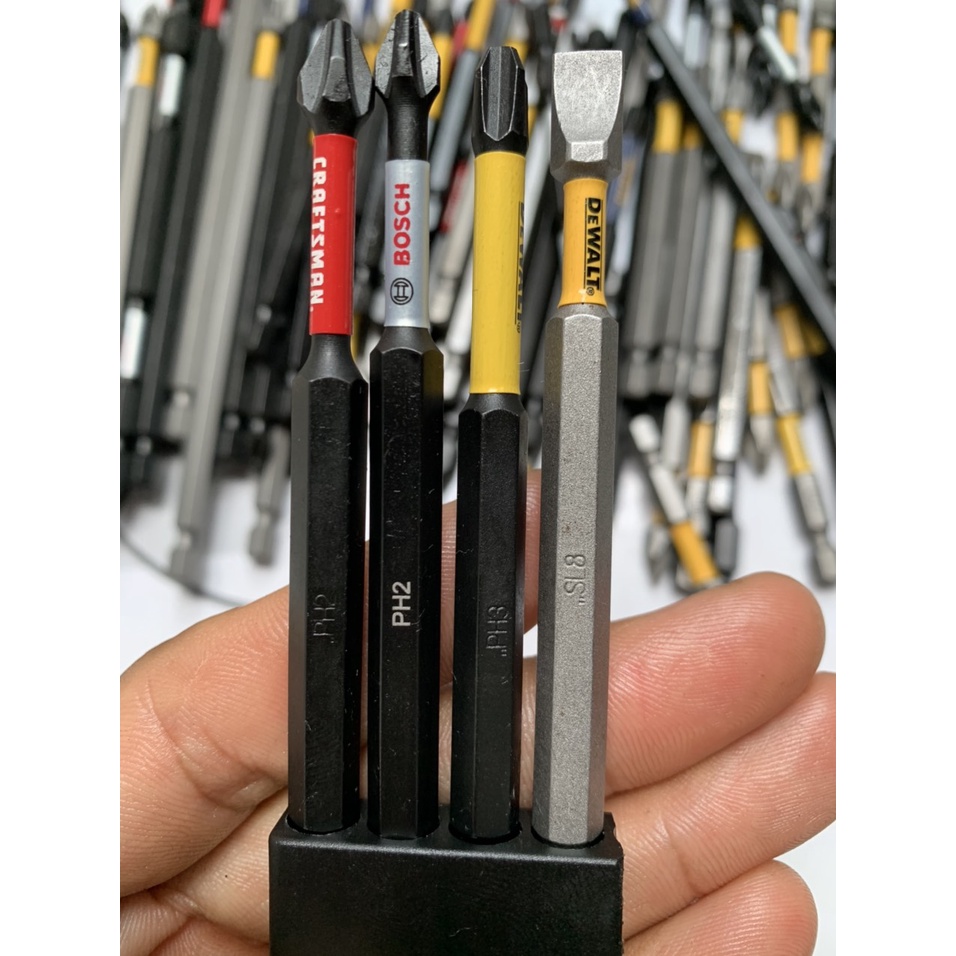 Bộ mũi vít 90mm thông dụng thương hiệu Dewalt Bosch Diablo Irwin craftsman chất lượng cao