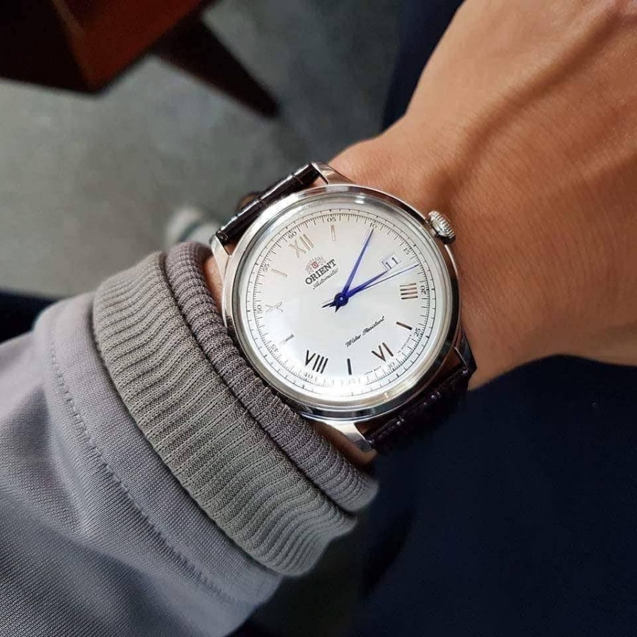 Đồng hồ cơ nam Orient FAC00009W0 mặt kính cứng chống va đập, chống nước 3 ATM, dây da thời trang cao cấp chính hãng