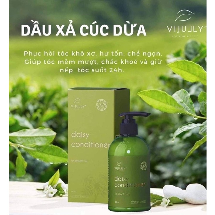 Dầu xả Vịjully cho mái tóc bóng mượt