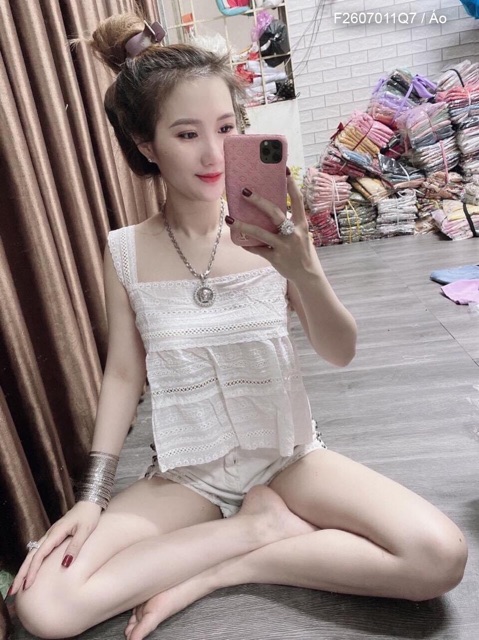 Áo xô hai dây hàng nhập Quảng Châu xinh nha!