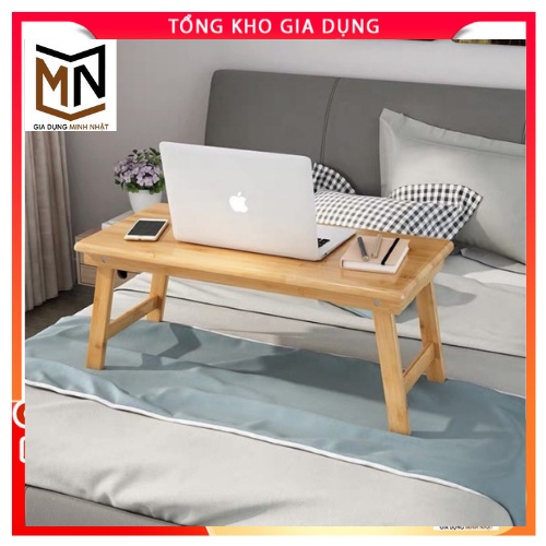 Bàn Gỗ Đa Năng Chân Xếp 40x60cm - Bàn trà chữ nhật sofa/cafe ngồi bệt gấp gọn gỗ tự nhiên đa năng