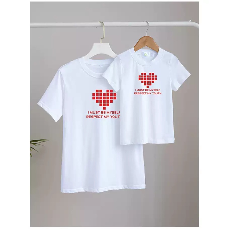 Áo thun gia đình trái tim đẹp