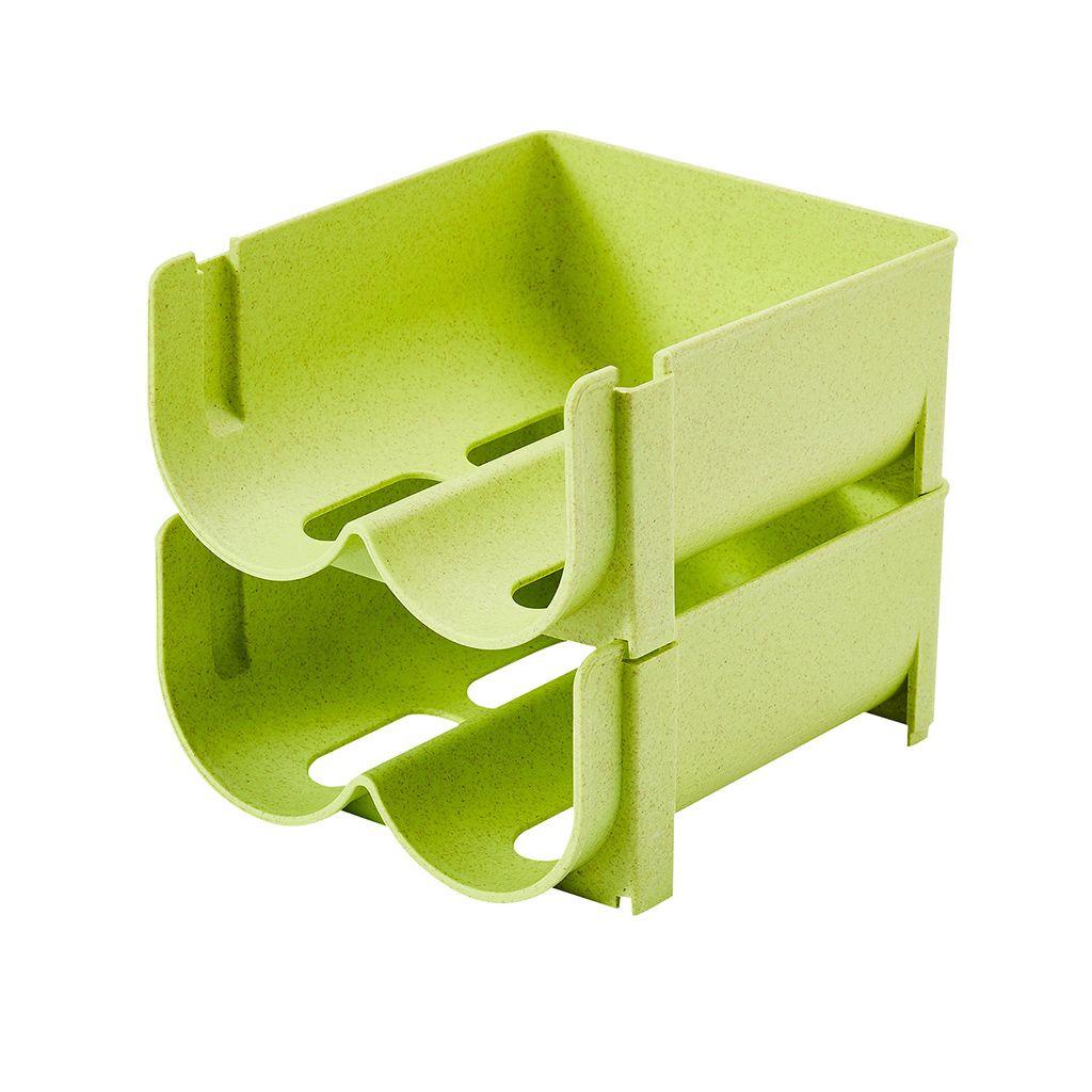 AUGUSTINA Giá Đỡ Chai Bia / Rượu Bằng PP Đa Năng Tiện Dụng Cho Tủ Lạnh